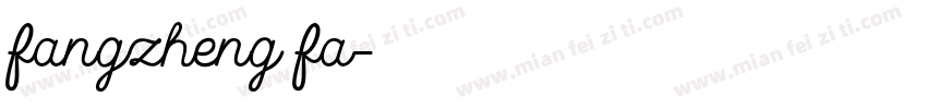fangzheng fa字体转换